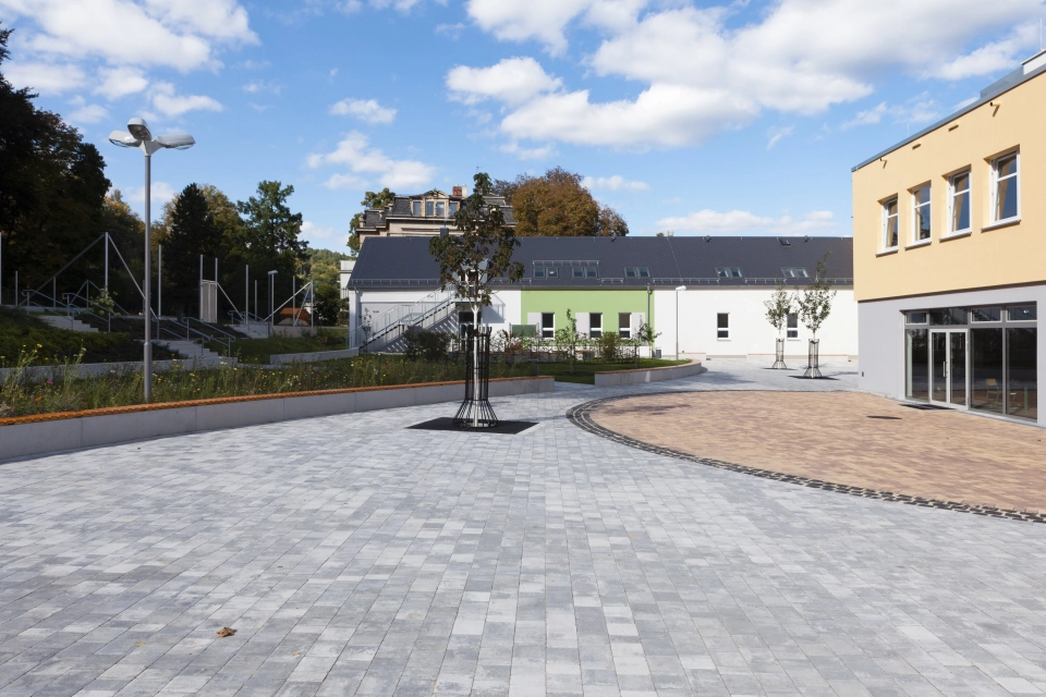 courtyard education center
