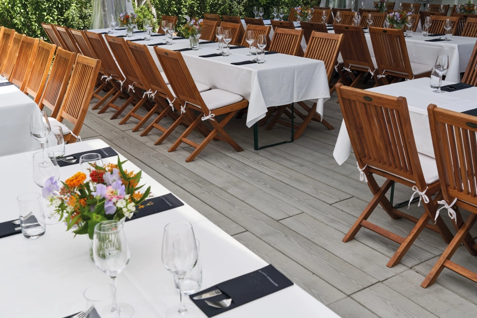 island event location modern terrace
