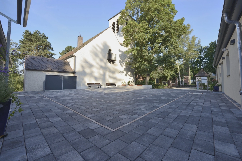 church path planted square