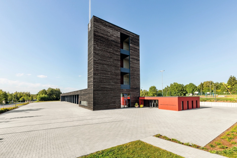 geräte haus modern feuerwehrwache