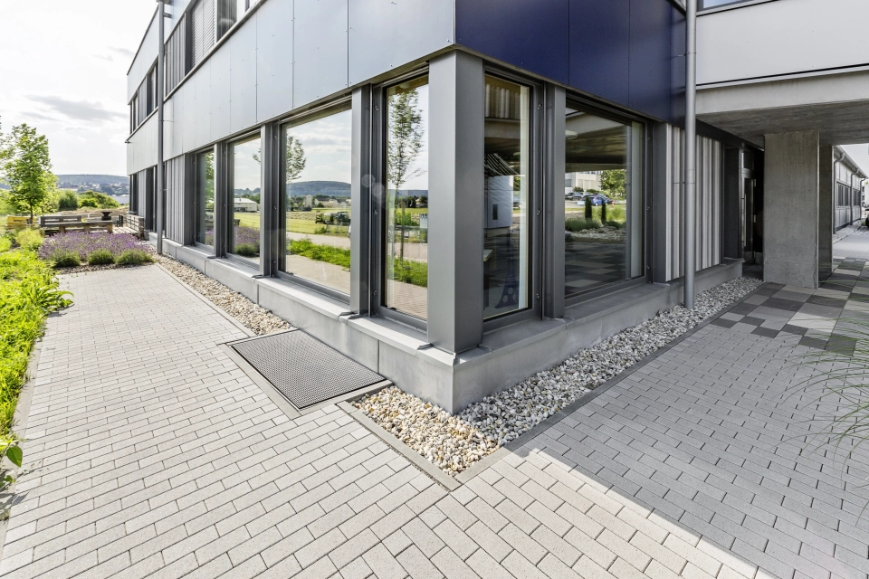 company plants modern business premises
