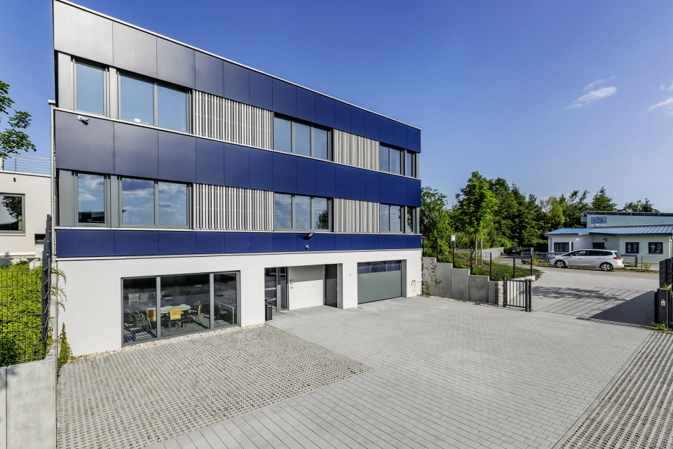 company plants modern business premises