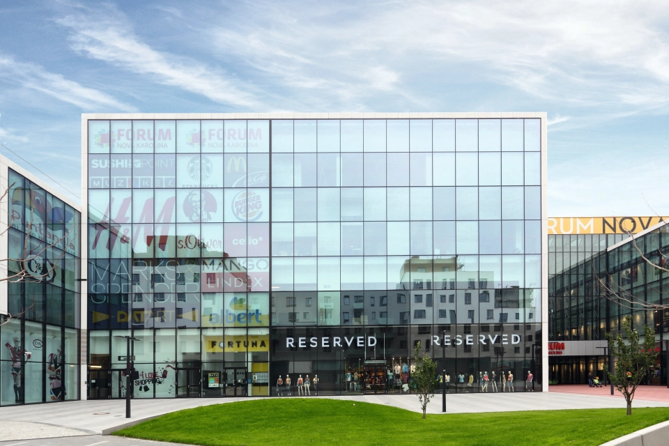 green space stores square shopping center