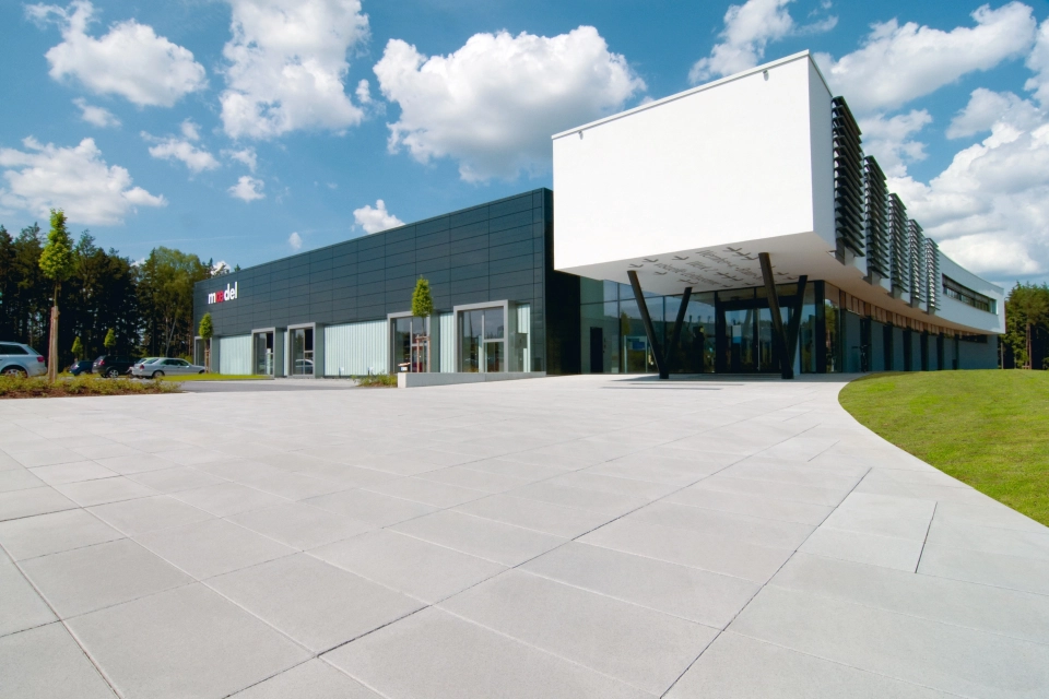 terrace factory modern entrance
