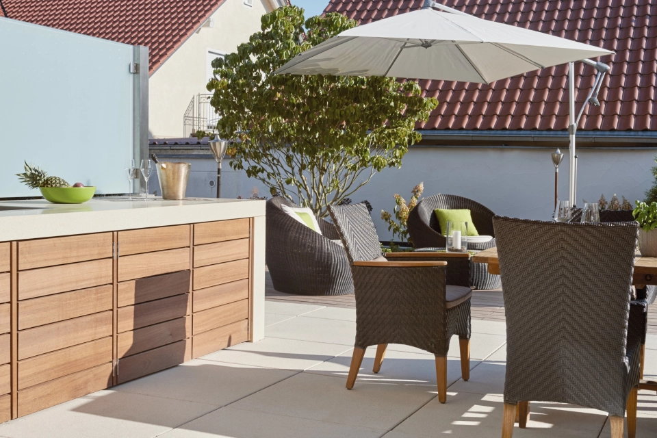 modern terrace