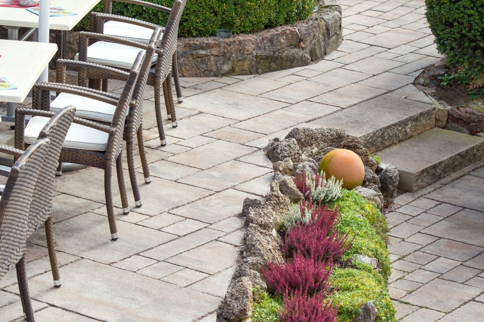 terrace planted cafe 